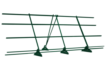 Ограждение кровельное со снегозадержателем на фальц Grand Line 1,2х3м RAL 6005