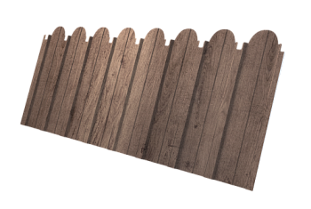 Профнастил C10A фигурный Grand Line 0,45 Print Premium Almond Wood Fresh