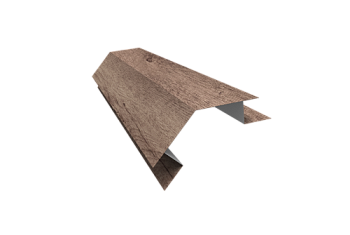 Планка угла внешнего сложного 135 градусов Блок-Хаус new Grand Line 0,45 Print Premium Almond Wood Fresh (3м)