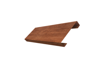 Ламель лицевая 100 забора жалюзи Texas Grand Line 0,45 Print Premium Rowan Wood Intense FTC