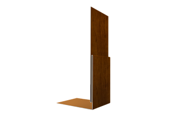 Планка приемная оконная Grand Line 0,45 Print Premium Golden Wood Intense FTC (2м)