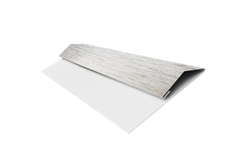 Планка стартово-финишная Экобрус Grand Line 0,45 Print Elite Snow Wood TwinColor (2м)