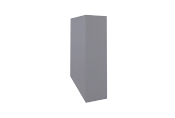 Кожух скатный д920/ш720/в1-2400/в2-1700 0,5 Satin с пленкой RAL 7004 сигнальный серый