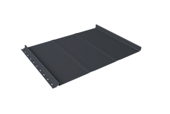 Кликфальц Line Grand Line 0,5 Satin Matt с пленкой на замках RAL 7024 мокрый асфальт