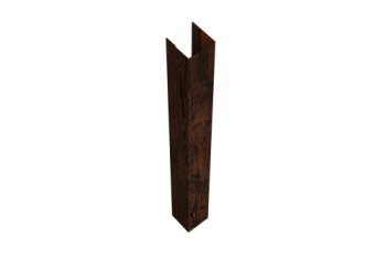 Стойка для забора жалюзи Texas Grand Line для монтажа с крепежным вкладышем 0,45 Print Elite Cherry Wood TwinColor (1,8м)