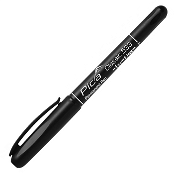 Маркер ультратонкий PICA Classic Fine 533/46 чёрный 0.7 мм