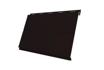 Софит металлический Вертикаль 0,2 line Grand Line 0,5 Drap TX с пленкой RAL 9005 черный