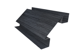 Планка угла внутреннего сложного Блок-Хаус new Grand Line 0,45 Print Premium Grey Wood TwinColor (3м)
