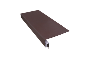 Планка приоконная широкая 7/8'' Grand Line Decor Premium Acryl темный дуб (3,0м)