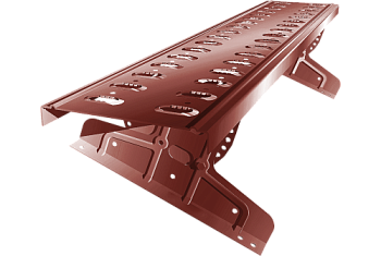 Мостик переходной для композитной черепицы RAL 3009 (2,5м)