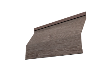 Ламель забора жалюзи Milan Slim Grand Line 0,45 Print Elite White Wood TwinColor