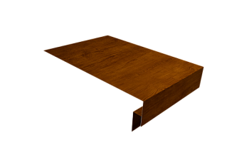 Планка околооконная сложная 300х50х18 (j-фаска) Grand Line 0,45 Print-Double Premium Golden Wood Intense F (3м)