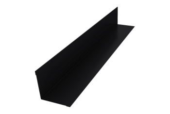 Угол внутренний 30х30 Grand Line 0,45 Drap TR RAL 9005 черный (2м)