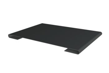 Планка стыковочная Grand Line 0,5 Velur X RAL 7016 антрацитово-серый (3м)