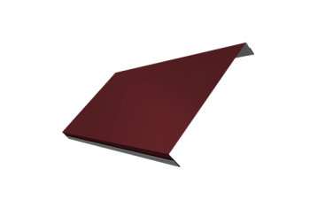 Ламель обратная 200 забора жалюзи Texas Grand Line 0,5 PE lite RAL 3005 красное вино