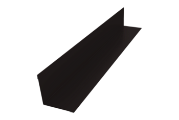 Угол внутренний 50х50 Grand Line 0,5 Velur X RAL 9005 черный (2м)