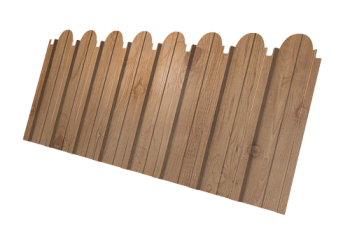 Профнастил C10A фигурный Grand Line 0,45 Print Premium Pine Wood Fresh