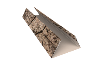 Планка стыковочная составная нижняя 0,45 Print Elite King Stone TwinColor (3м)