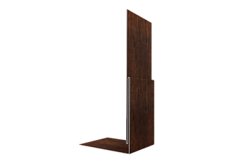 Планка приемная оконная Grand Line 0,45 Print-Double Premium Cherry Wood Dark F (3м)