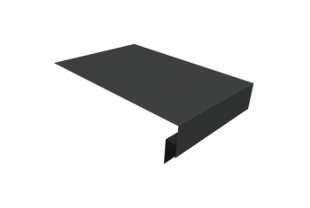 Планка околооконная сложная фальц Grand Line 0,5 Velur X RAL 7016 антрацитово-серый (3м)