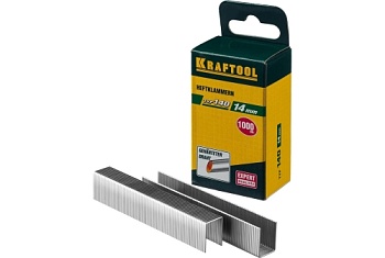 Скобы для степлера Kraftool 14 мм широкие тип 140 1000шт (31680-14)
