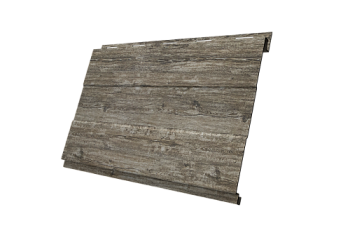 Софит металлический Вертикаль 0,2 prof Grand Line 0,45 Print Elite с пленкой Nordic Wood TwinColor