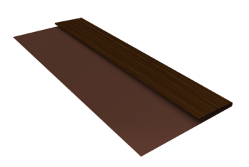 Планка стартовая Блок-Хаус new Grand Line 0,45 Print Elite Choco Wood TwinColor (3м)