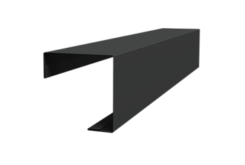 Угол внешний простой фальц Grand Line 0,5 Velur X RAL 7016 антрацитово-серый (3м)