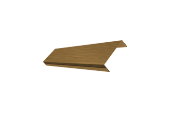 Ламель обратная 100 забора жалюзи Texas Grand Line 0,45 Print Elite Honey Wood TwinColor