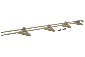 Снегозадержатель трубчатый Grand Line RAL 1035 3м