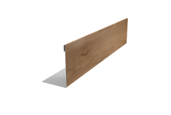 Нащельник 25х35 для забора жалюзи к ламели 125 Texas Grand Line 0,45 Print Premium Pine Wood Fresh (L1,5)