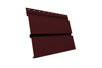 Квадро Брус 3D Grand Line 0,45 Drap ST с пленкой RAL 3005 красное вино