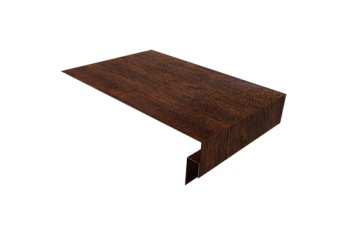 Планка околооконная сложная 250х50х12 (j-фаска) Grand Line 0,45 Print-Double Premium Cherry Wood Dark F (2м)