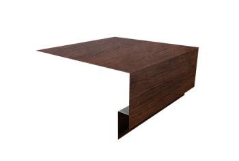 Планка околооконная сложная Экобрус Grand Line 250х75х25 0,45 Print Premium Cherry Wood Fresh TwinColor (2м)