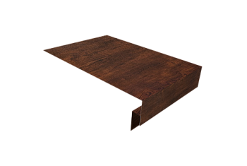 Планка околооконная сложная 300х50х18 (j-фаска) Grand Line 0,45 Print-Double Premium Cherry Wood Dark F (3м)