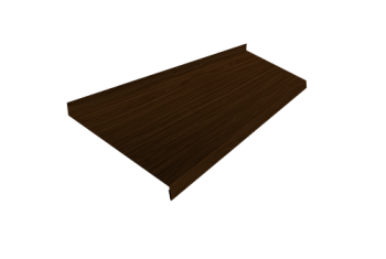 Отлив простой 200 Grand Line 0,45 Print Elite Choco Wood TwinColor (3м)