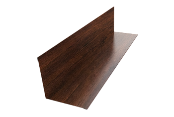 Угол внутренний 110х110 Grand Line 0,45 Print-Double Premium Cherry Wood Dark F (2м)