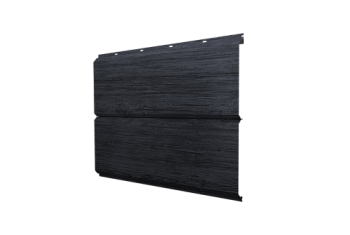 Софит металлический ЭкоБрус new Grand Line без перфорации 0,45 Print Premium с пленкой Grey Wood TwinColor