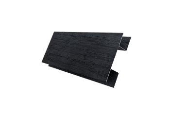 Планка H-образная Экобрус 0,45 Print Premium с пленкой Grey Wood TwinColor (2м)