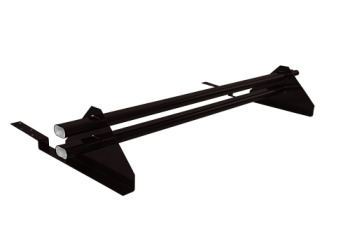 Снегозадержатель трубчатый для композитной черепицы Roman RAL 9005 (1м)