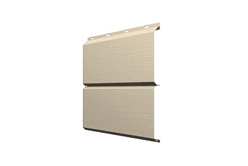 Софит металлический ЭкоБрус 0,345 Grand Line без перфорации 0,45 Print Elite Milky Wood TwinColor