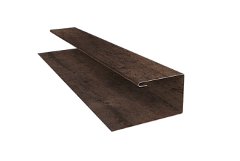 Планка П-образная Блок-Хаус new Grand Line 0,45 Print-Double Elite Antique Wood (3м)