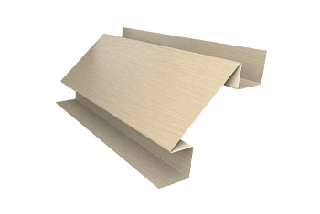 Планка угла внутреннего сложного Блок-Хаус new Grand Line 0,45 Print Elite Milky Wood TwinColor (2м)