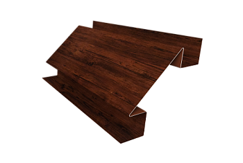 Планка угла внутреннего сложного Блок-Хаус new Grand Line 0,45 Print Elite Cherry Wood TwinColor (3м)