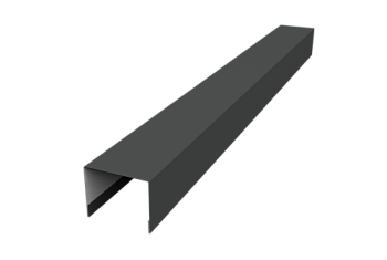 Крышка для забора жалюзи Palermo Grand Line 0,5 Satin RAL 7016 антрацитово-серый (3м)