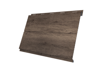 Софит металлический Вертикаль 0,2 line Grand Line 0,45 Print Premium с пленкой Almond Wood Fresh