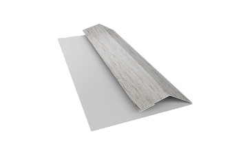 Планка финишная Блок-Хаус new Grand Line 0,45 Print Elite Snow Wood TwinColor (3м)