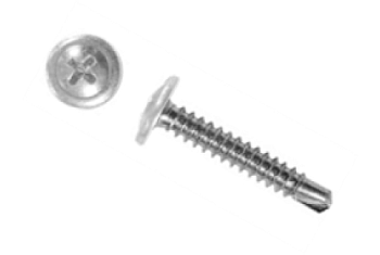 Саморез ПШС 4,2х25 (500шт) шлиц PH2 RAL 9003