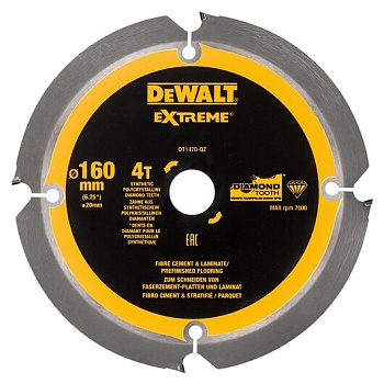 Диск пильный DeWalt EXTREME по фиброцементу 160x20 4T