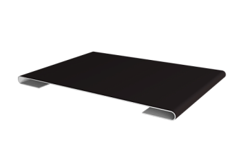 Планка стыковочная Grand Line 0,5 Satin Matt RAL 9005 черный (3м)